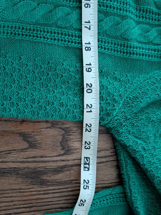 Monsoon Embroidered Green Cardigan | Size Large | Floral Detail | Cottagecore - Picture 6 of 8